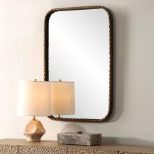A Little Knotty-Bronze Vanity Mirror